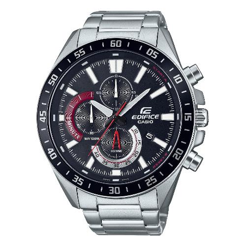 Casio Orologio EDIFICE Classic Black e Silver EFV 620D 1A4VUEF
