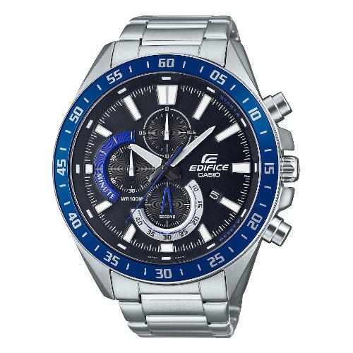 Casio Orologio EDIFICE Classic Silver e Black EFV 620D 1A2VUEF