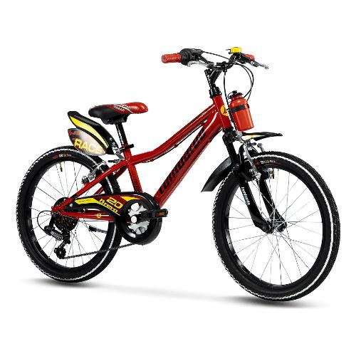 Cicli Lombardo Bicicletta Mountain Bike 20" BRERA Rosso e Nero DY2005