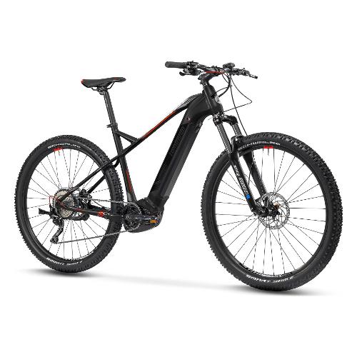Cicli Lombardo Mountain Bike elettrica 29" ( 36V; 13,4Ah 500Wh ) CHAMONIX Nero e Rosso opaco EH2903 (taglia 50 )