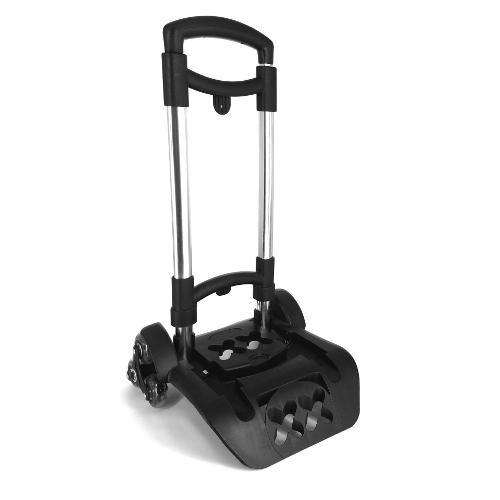 Carrello porta zaino Universale Tripla Ruota Nero 20178073