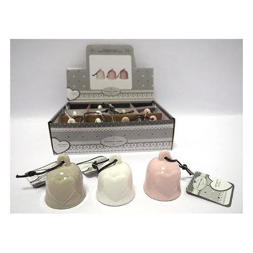 Creare Italia Decoro Campanella Cuore color h. 50 cm 07660