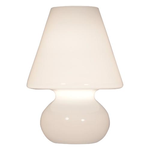 Belvetro Lampada tavolo TRIAS Bianco (26x37cm) LTTRIAS370BCL 1 luce - E27 - Max 100W