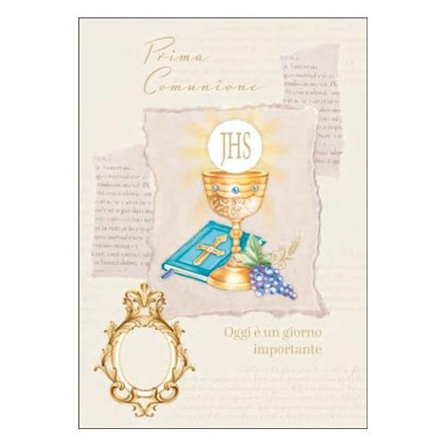 Marpimar Biglietto auguri prima comunione con tasca portasoldi (11,8x16,8cm) SRA46