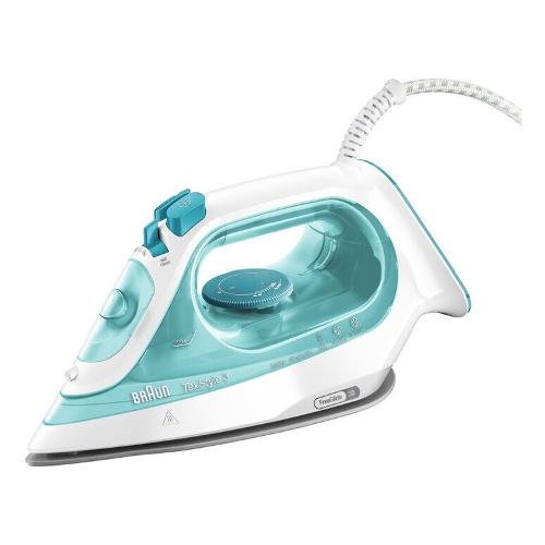 Braun Ferro stiro vapore TEXSTYLE 3 Si3041Gr Turchese e Bianco 0127405001 2350W