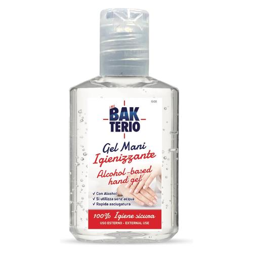 Bakterio Gel igienizzante Bakterio Leggermente alcolico 60 ml BK014