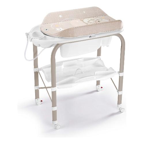 Cam Fasciatoio pieghevole con bagnetto (95x54x104cm) CAMBIO Orso luna C209 C260
