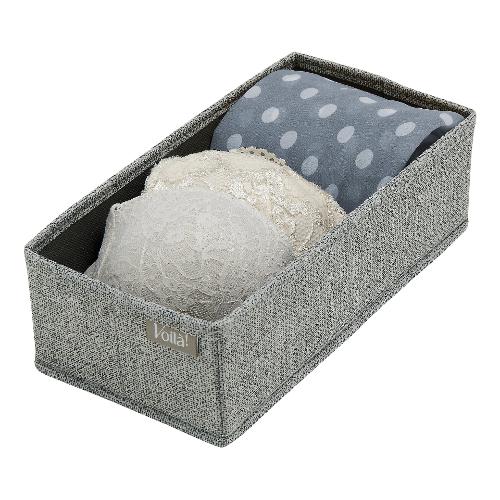 Cosatto Scatola salvaspazio ordinatore cassetto (28x14x9cm) MELANGE Grigio VLCSTME03012