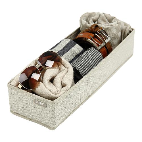 Cosatto Scatola salvaspazio ordinatore cassetto (42x14x9cm) HARRIS Beige VLCSTHA04012