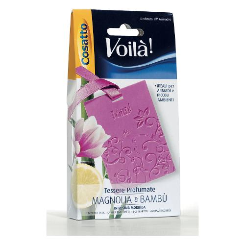 Cosatto Profumatore armadio Tessere 3 pz Magnolia e Bambù VLPBTS03012
