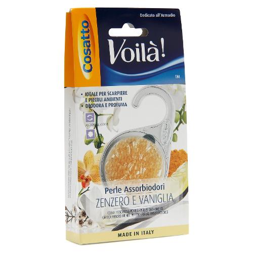 Cosatto Profumatore armadio Perle assorbiodori Zenzero e Vaniglia VOILÁ Giallo VLPBAA01012