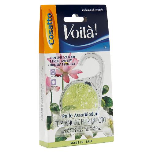 Cosatto Profumatore armadio Perle assorbiodori Tè Bianco e Fior di Loto VOILÁ Verde VLPBAA04012