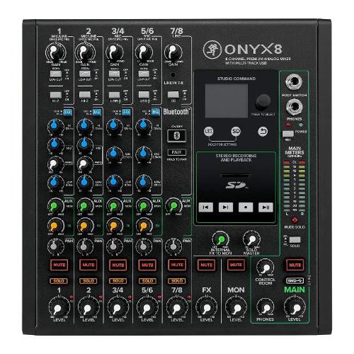 Mackie Mixer disc jockey ONYX SERIES 8 Black
