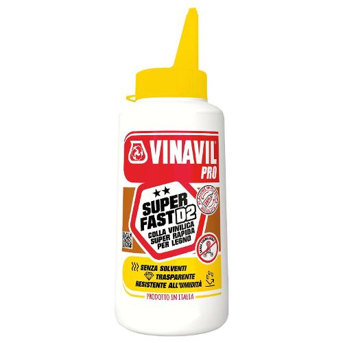 Vinavil Colla vinilica Pro Super Fast D2 flacone 750 gr D7000105
