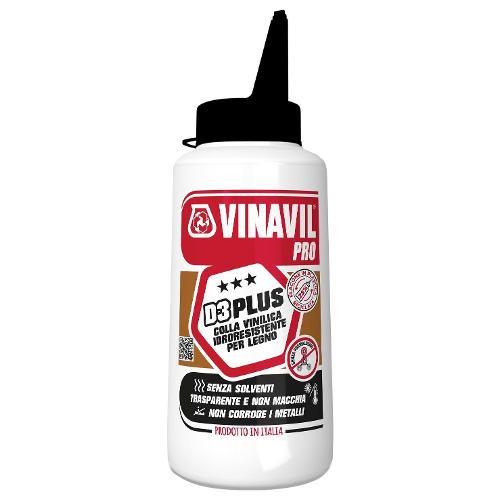 Vinavil Colla vinilica Pro D3 Plus flacone 750 gr D7000107