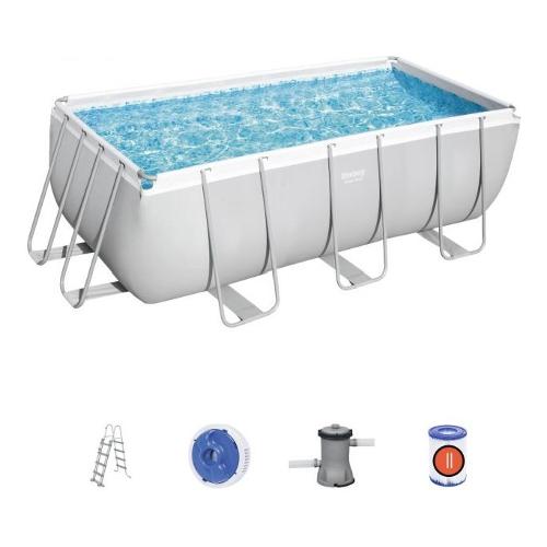 Bestway Piscina con accessori (412x201x122cm) per 5 persone POWER STEEL 56456 3
