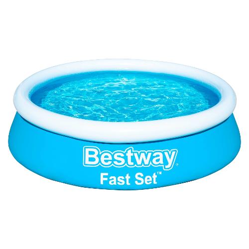 Bestway Piscina senza pompa filtro (183x51cm) per 2 persone FAST SET Azzurro 57392 4