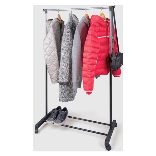 La Briantina Stand appendiabiti Nero e Cromo lucido (76x41x155 cm) STE04172A