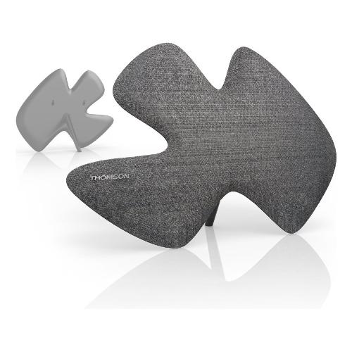 Thomson Antenna digitale terrestre SCULPTURE Ant 1639 Uhd Indoor Gray e Black 00132193 DVB-T/T2