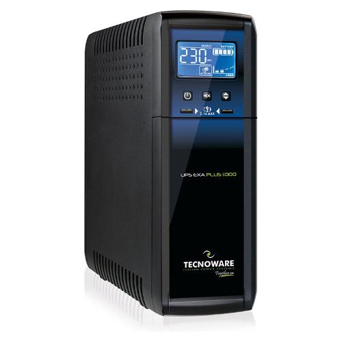Tecnoware Gruppo di continuità 1100VA EXA PLUS Black FGCEXAPL1002IEC