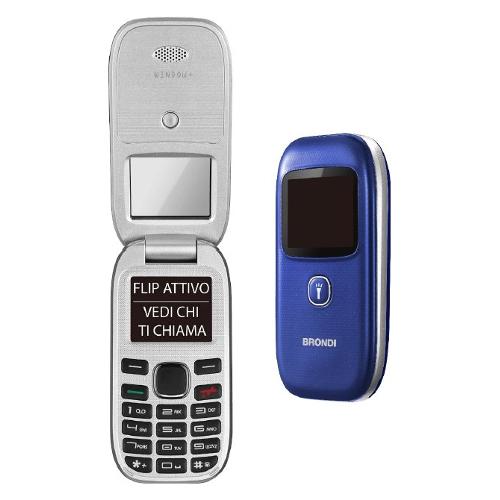 Brondi Cellulare 2G Gprs WINDOW+ Dual Sim Blue 10278092