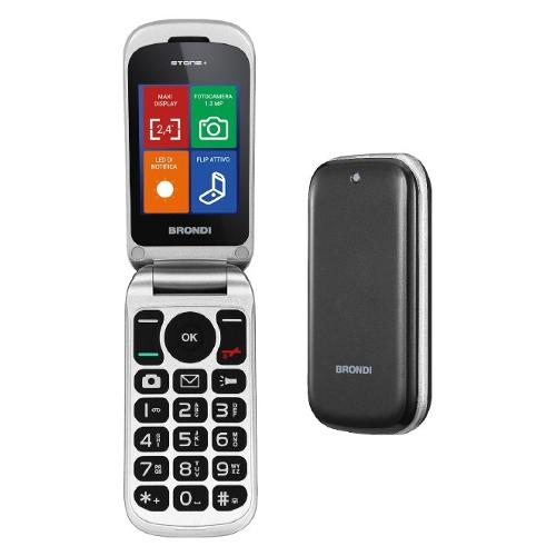 Brondi Cellulare 2G Gprs STONE+ Dual Sim Black 10278080