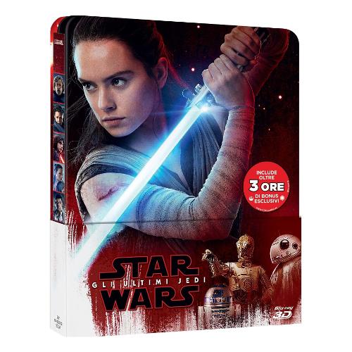 Walt Disney Blu Ray Star Wars Gli Ultimi Jedi (Blu Ray 3D+Blu Ray) (Ltd Steelbook) - Rian Johnson BIY0483502
