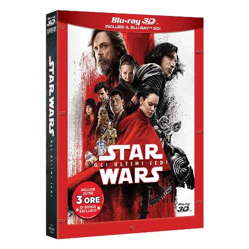 Walt Disney Blu Ray Star Wars Gli Ultimi Jedi (Blu Ray 3D+Blu Ray) - Rian Johnson BIY0483402