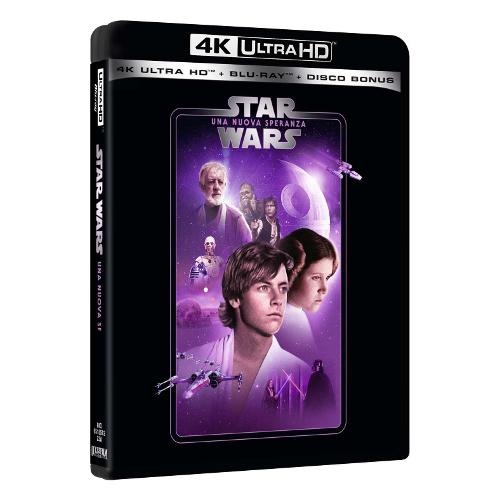 Walt Disney Blu Ray 4K Star Wars Episodio IV Una Nuova Speranza (4K Ultra Hd+2 Blu Ray) - George Lucas BIQ0518502