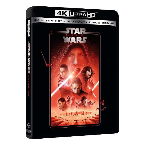 Walt Disney Blu Ray 4K Star Wars Episodio VIII Gli Ultimi Jedi (4K Ultra Hd+2 Blu Ray) - Rian Johnson BIQ0518902