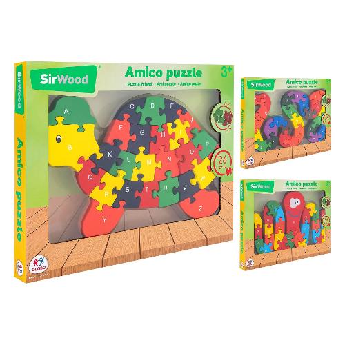 Globo Puzzle ( 26 pz ) SIR WOOD 3-6a Assortito 40592