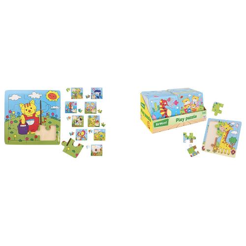 Globo Puzzle ( 9 pz ) SIR WOOD Assortito 40417