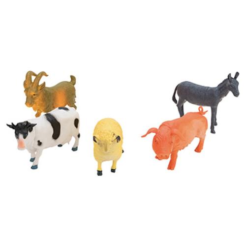 Globo Set Animali della Fattoria 5 pz W’TOY Assortito 41344