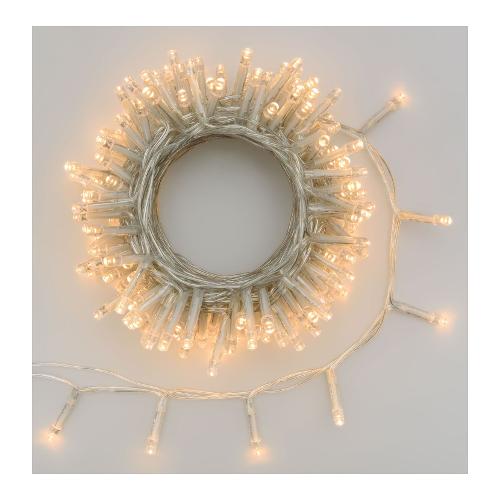 Lotti Filo (7,2+0,5mt) 180 luci Bianco caldo Led giochi luce XMAS KING 67295