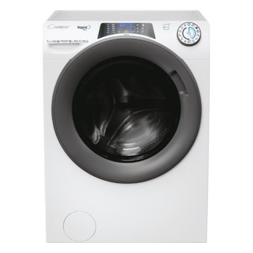 Candy Lavatrice 7 Kg RAPIDO Rp4476Bwmr 1 S Bianco e Grigio 31018699 classe A 1400giri/min (60x45x85cm)