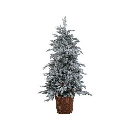 Amicasa Albero di natale Verde innevato 08577 (90cm)