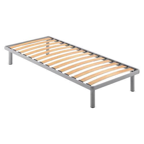 Living Design TAO HOTEL Rete fissa una piazza Grigio (80x190cm)