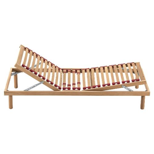 Living Design GEMMA Rete con movimento una piazza Faggio (80x190cm)