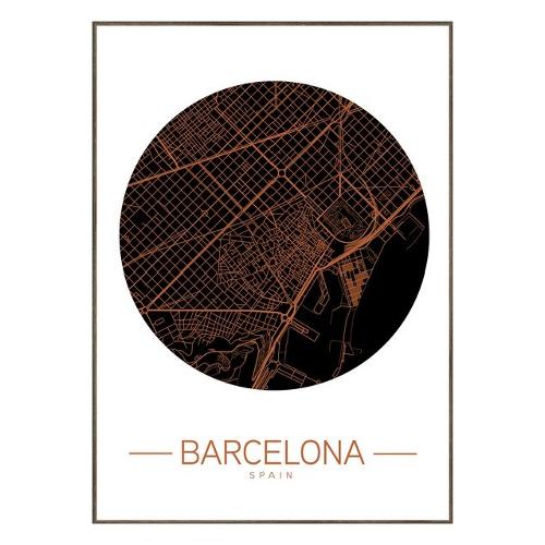 Bubola & Naibo BARCELLONA Stampa con cornice (50x70cm) UNIKA 001021