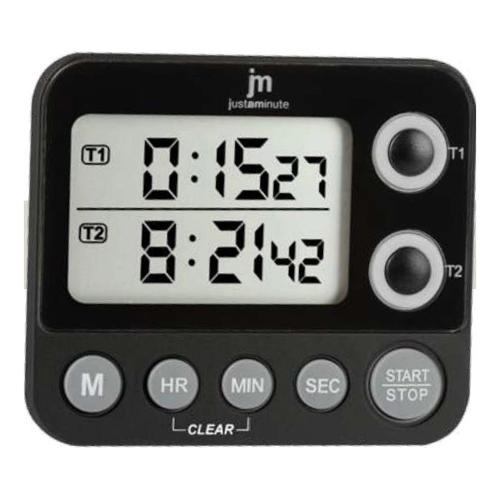 Lowell Timer cucina (9x3x8cm) JUSTAMINUTE Nero JT 5413N