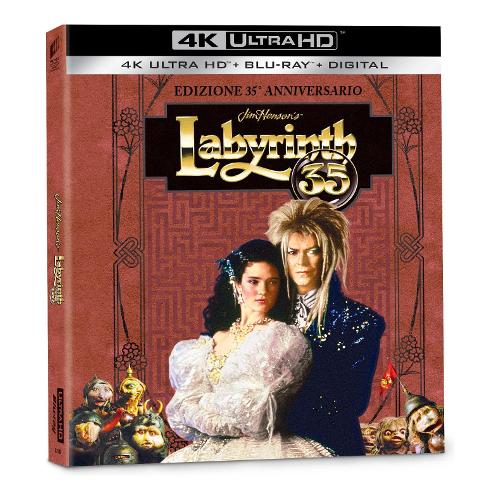 Eagle Pictures Blu Ray 4K Labyrinth: Dove Tutto E' Possibile (Digibook Anniversary Edition) (Blu Ray 4K+Blu Ray) - Jim Henson 89676
