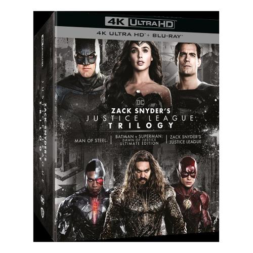 Warner Entertainment Blu Ray 4K Zack Snyder'S Justice League Trilogy (4 4K Ultra Hd+4 Blu Ray) - Zack Snyder 1000806705