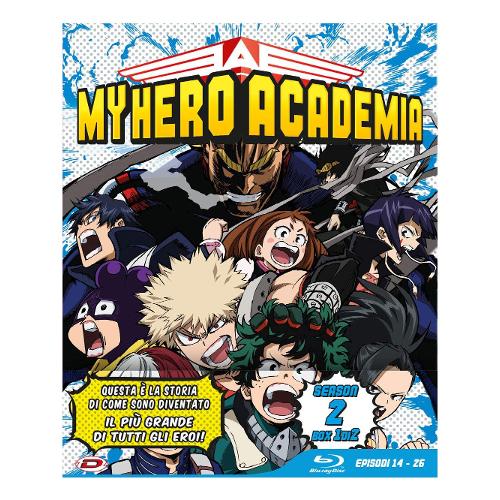 Dynit Blu Ray My Hero Academia Stagione 02 Box #01 (Eps 14 26) (Ltd Edition) (3 Blu Ray) - Kenji Nagasaki DIB50202