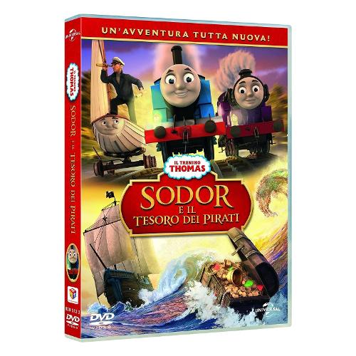 Universal Pictures DVD Trenino Thomas Sodor E Il Tesoro Dei Pirati Il Film - David Stoten 748305122U