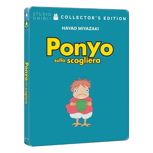 Warner Entertainment Blu Ray Ponyo Sulla Scogliera (Dvd+Blu Ray) (Ltd Ce Steelbook) - Hayao Miyazaki 34898