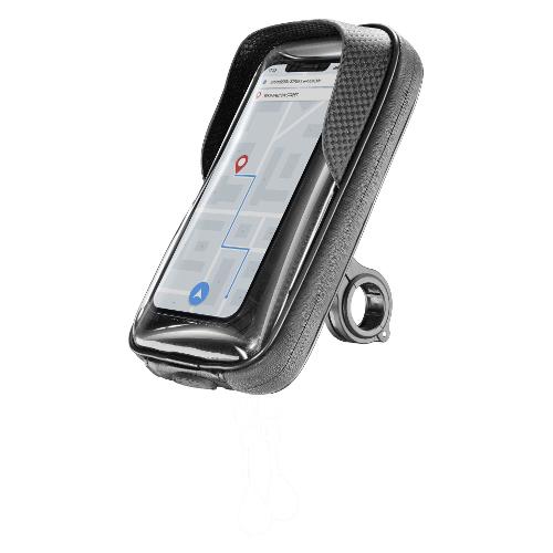 Cellular Line Supporto smartphone bici Rider Shield Universal Nero