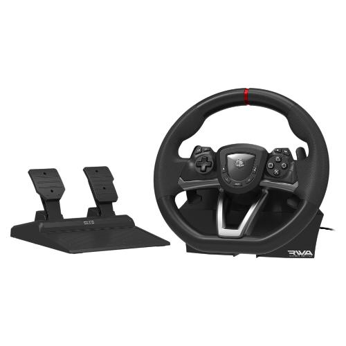 Volante e pedaliera simulatore guida MULTIPIATTAFORMA Racing Wheel Apex  Black SPF 004U