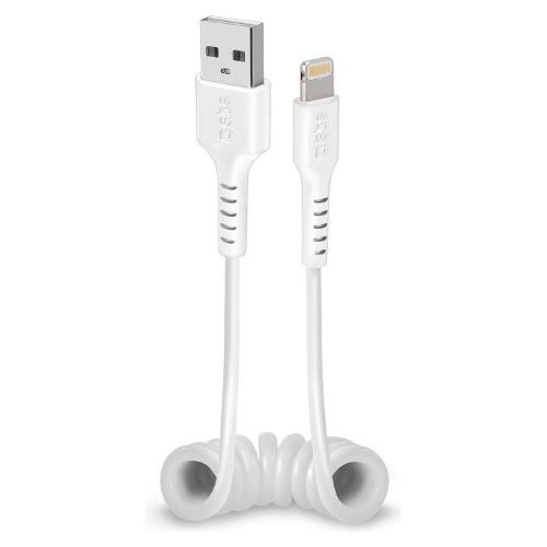 Sbs Cavo Lightning CHARGING DATA CABLE Certificato Apple Mfi Bianco 0,5m TECABLEUSBIP589SW