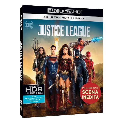 Warner Entertainment Blu Ray 4K Justice League (4K Ultra Hd+Blu Ray) - Zack Snyder 1000706298