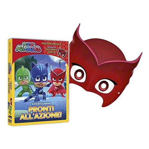 Koch Media DVD Pj Masks Super Pigiamini Pronti All'Azione! (Gufetta Edition) (Dvd+Maschera) - 1026500